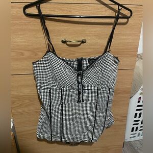 Black and White Camisole